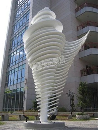 學(xué)校文化廣場抽象火炬不銹鋼雕塑定制