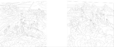 紅色黨建浮雕雕塑原創(chuàng)手繪設計稿