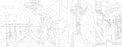 浮雕雕塑原創(chuàng)手繪設計稿