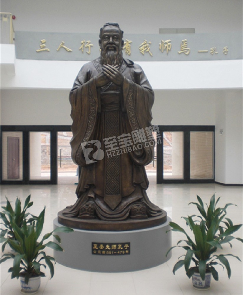 校園文化學?？鬃硬Ａт摲伦香~人物浮雕壁畫玻璃鋼仿鑄銅雕塑定制