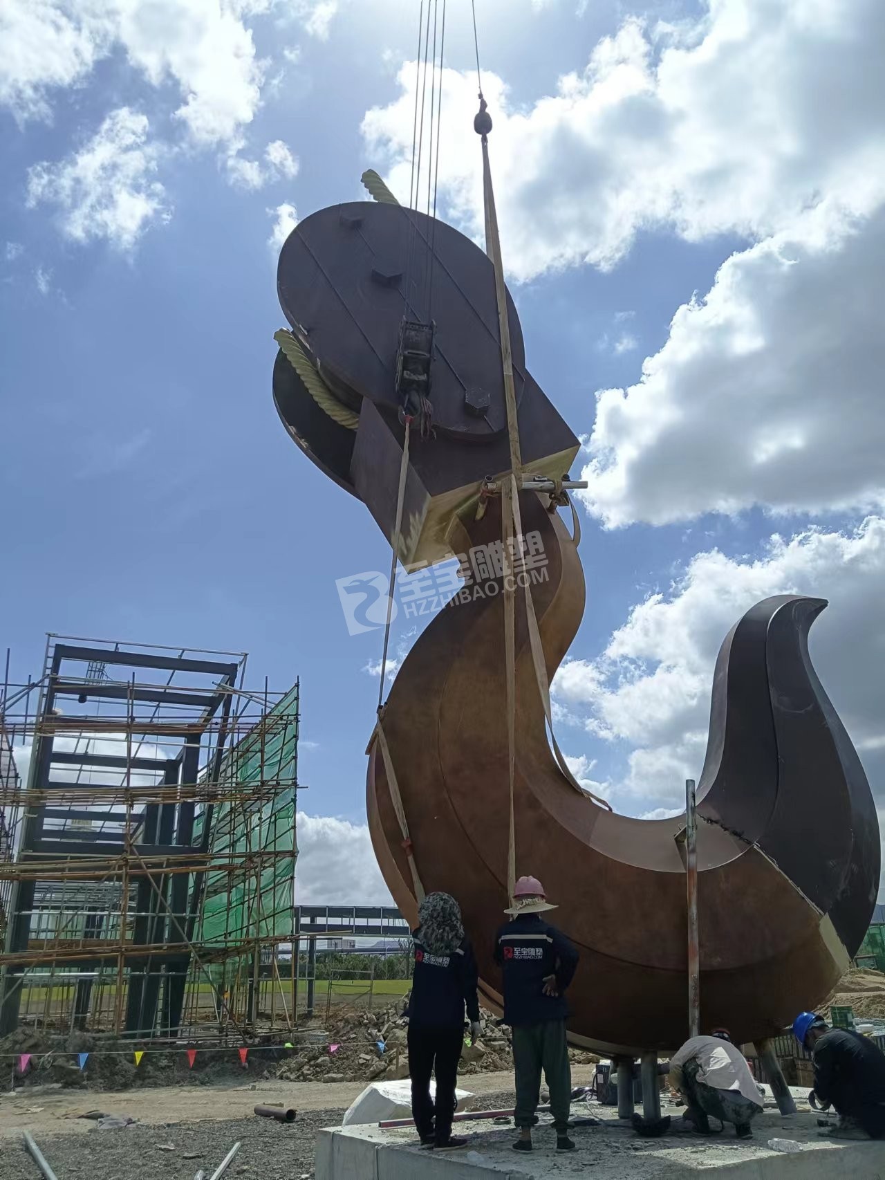 寧波鋼鐵有限公司吊鉤雕塑項(xiàng)目